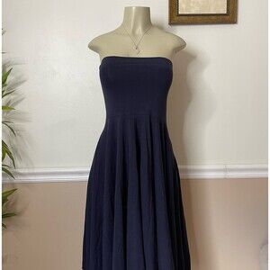 J. Crew Women's Modal Ultra Soft Stretchy Flowy Strapless Midi Dress